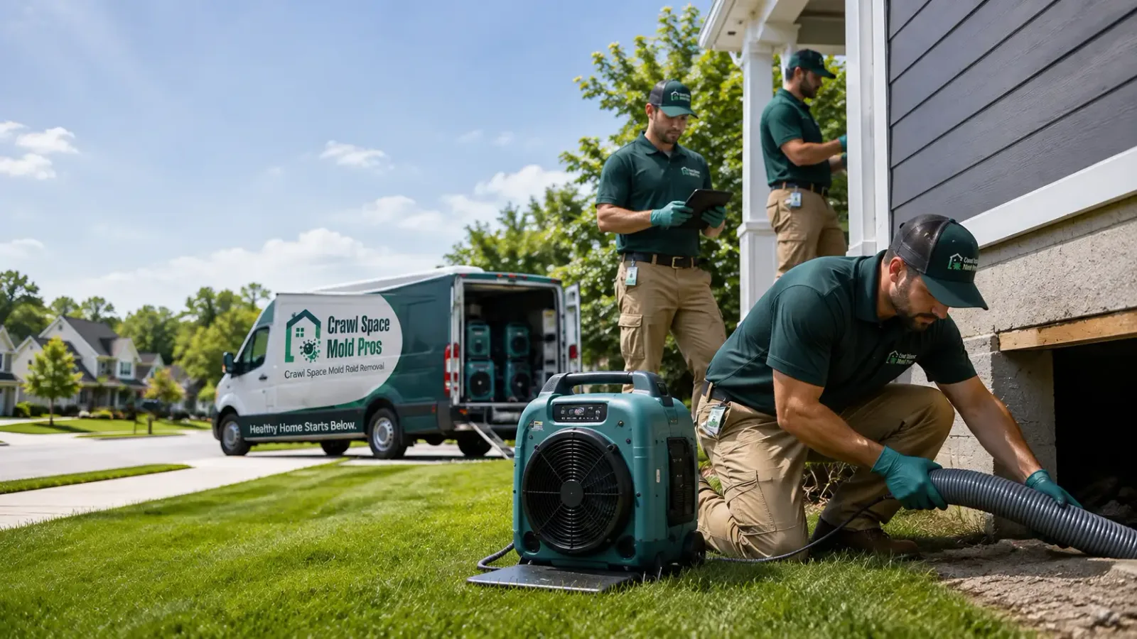Crawl Space Mold Removal in Linn, KS